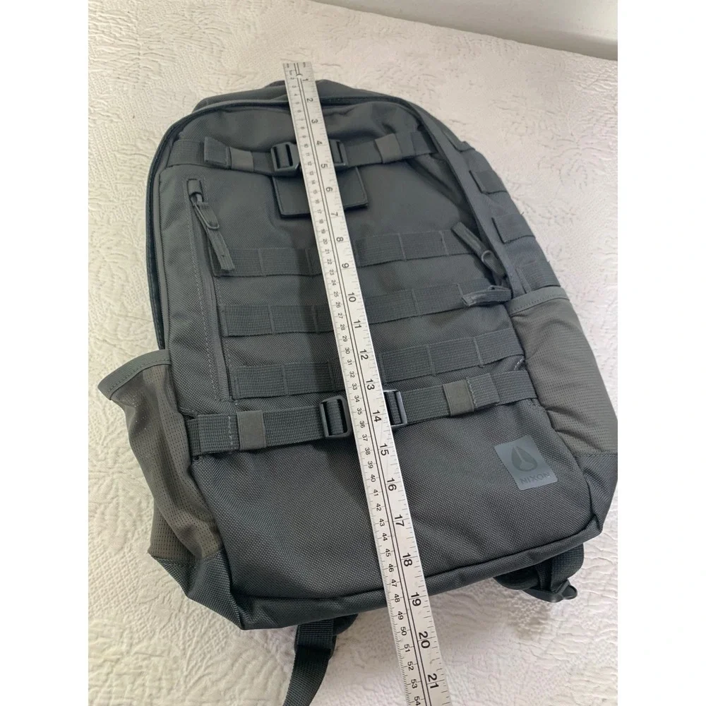 Nixon Smith Backpack Graphite C2904 132-00 Tactical Skate Laptop Bag New